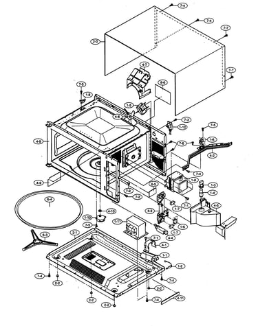 Oven/cabinet parts