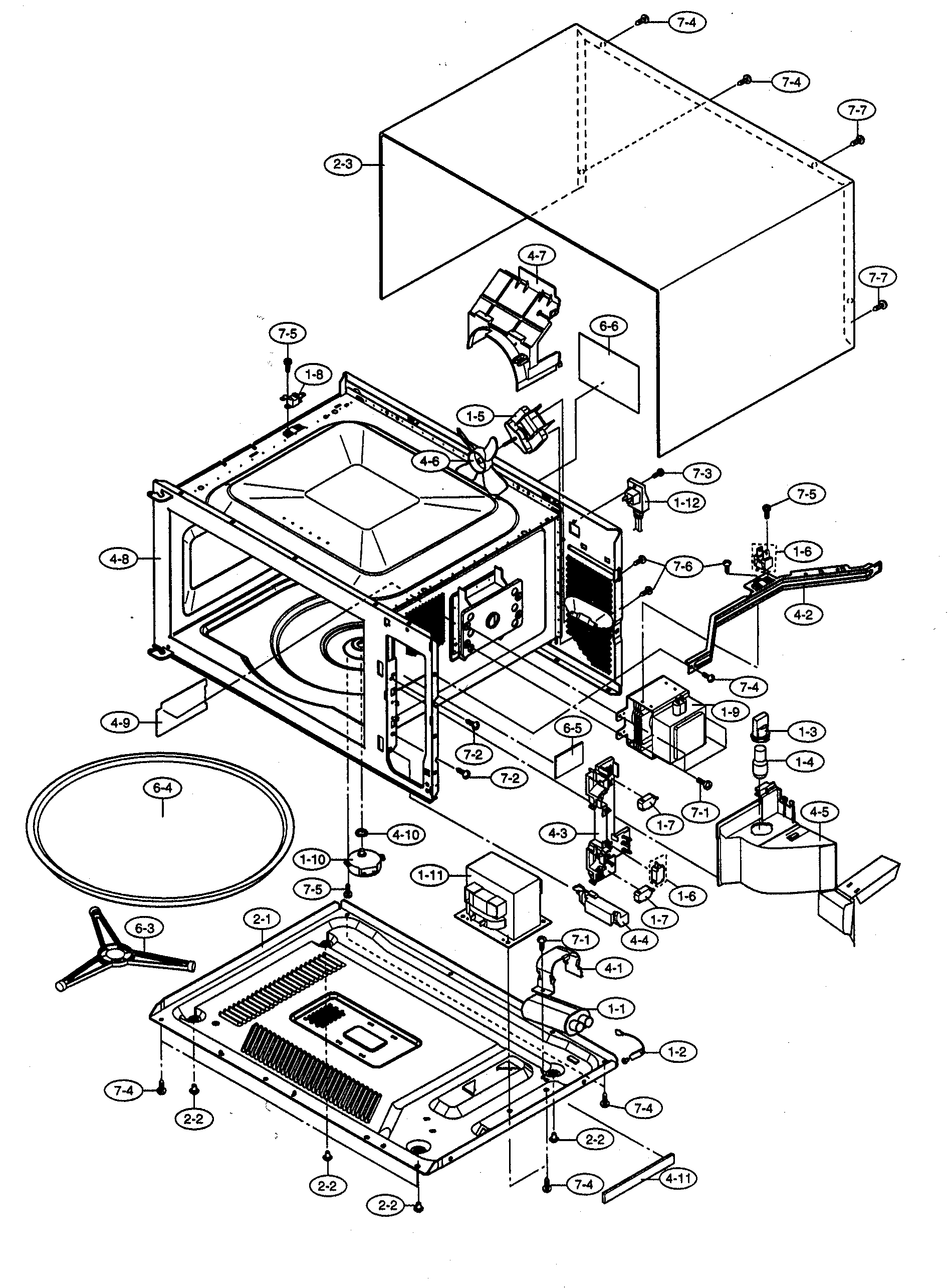 Oven/cabinet parts