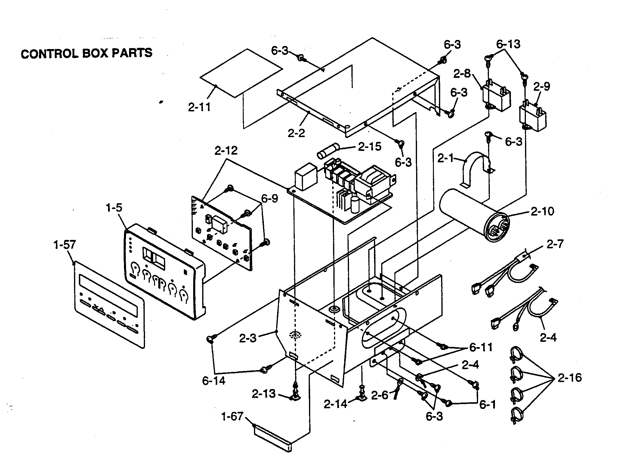 Control box parts