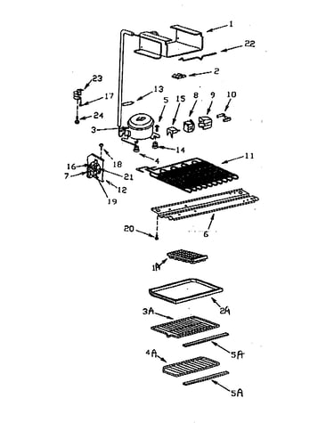 Evaporator assy/accessories