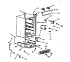 Kenmore 56493619100 cabinet parts diagram