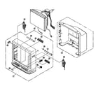 Panasonic PV-DF273 cabinet parts diagram