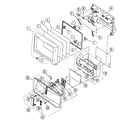 Sony KP-57WS510 cabinet parts diagram