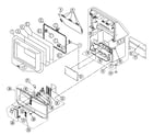 Sony KP-65WS510 cabinet parts diagram