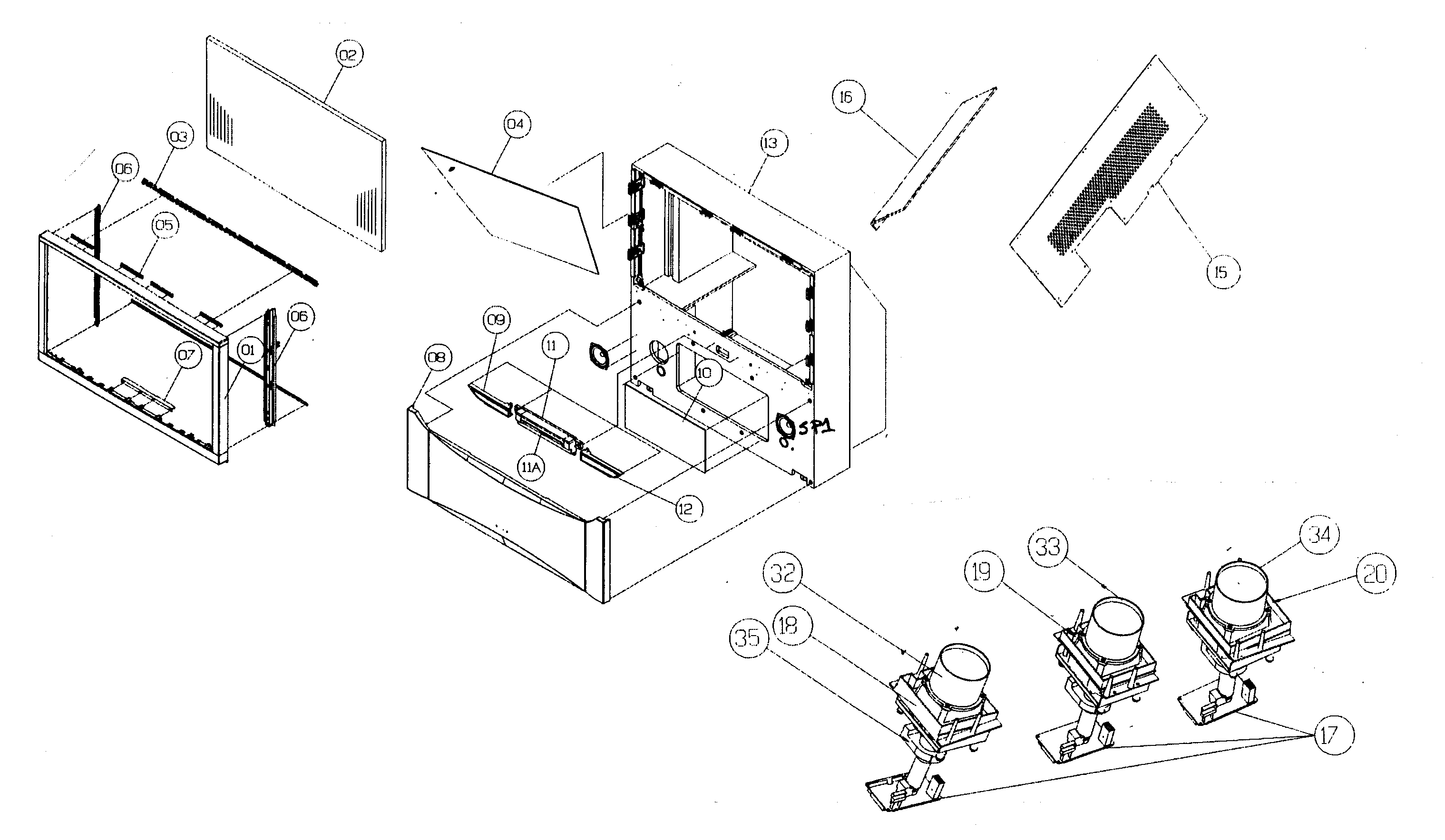 Cabinet parts
