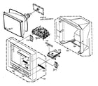 Toshiba MW20FM3 cabinet parts diagram