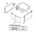 Sony HCD-CQ1 cabinet parts diagram