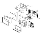 Samsung ST54T8PCX cabinet parts diagram
