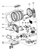 Drum/motor assy