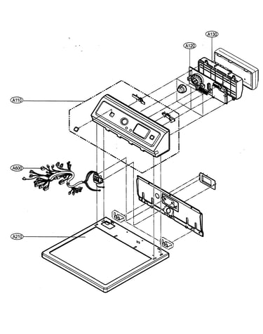 Control panel/plate assy