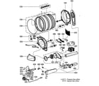 LG DLG5932W drum/motor assy diagram