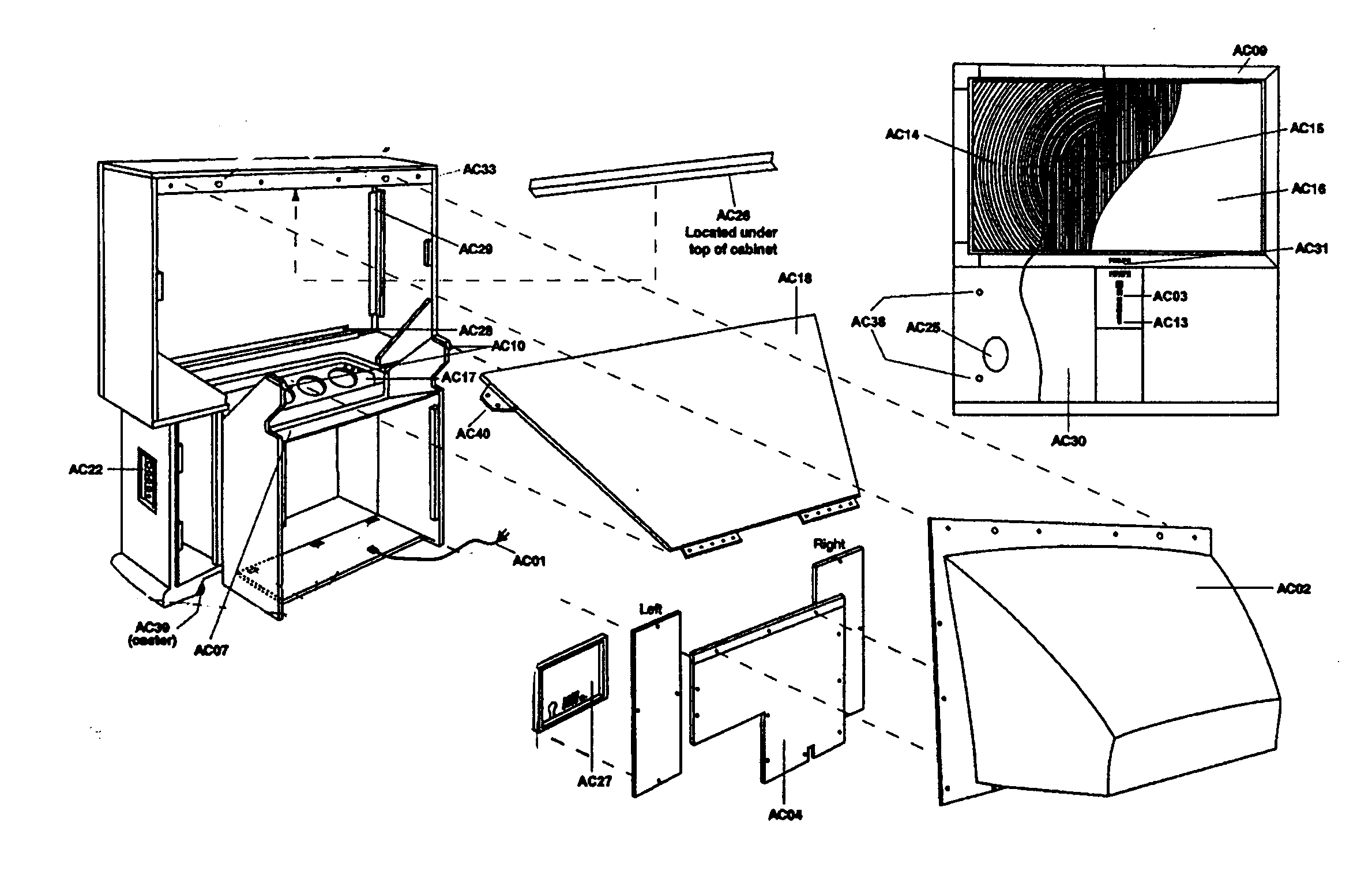 Cabinet parts