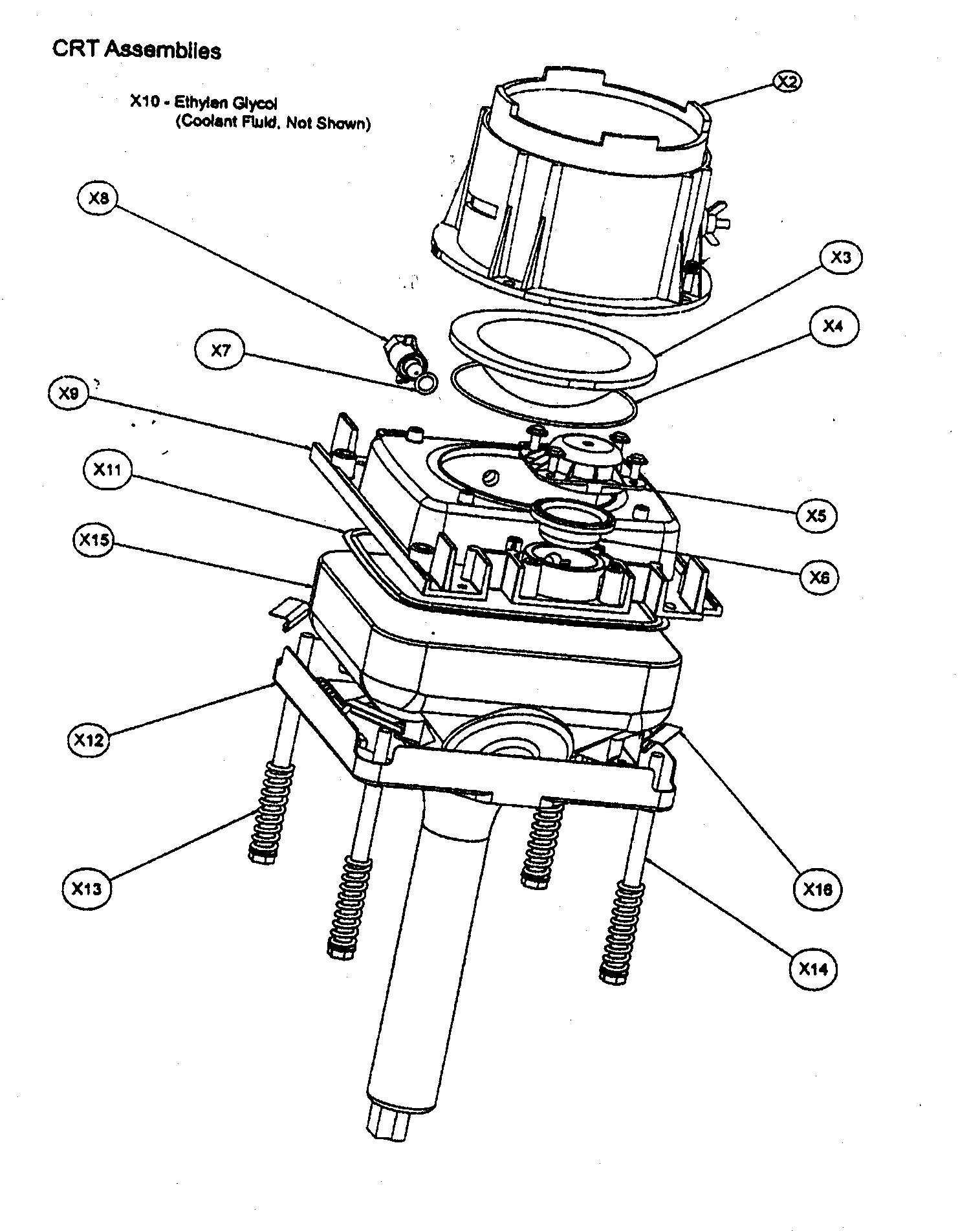 Crt assy