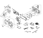 Sony DSC-P92 cabinet parts diagram