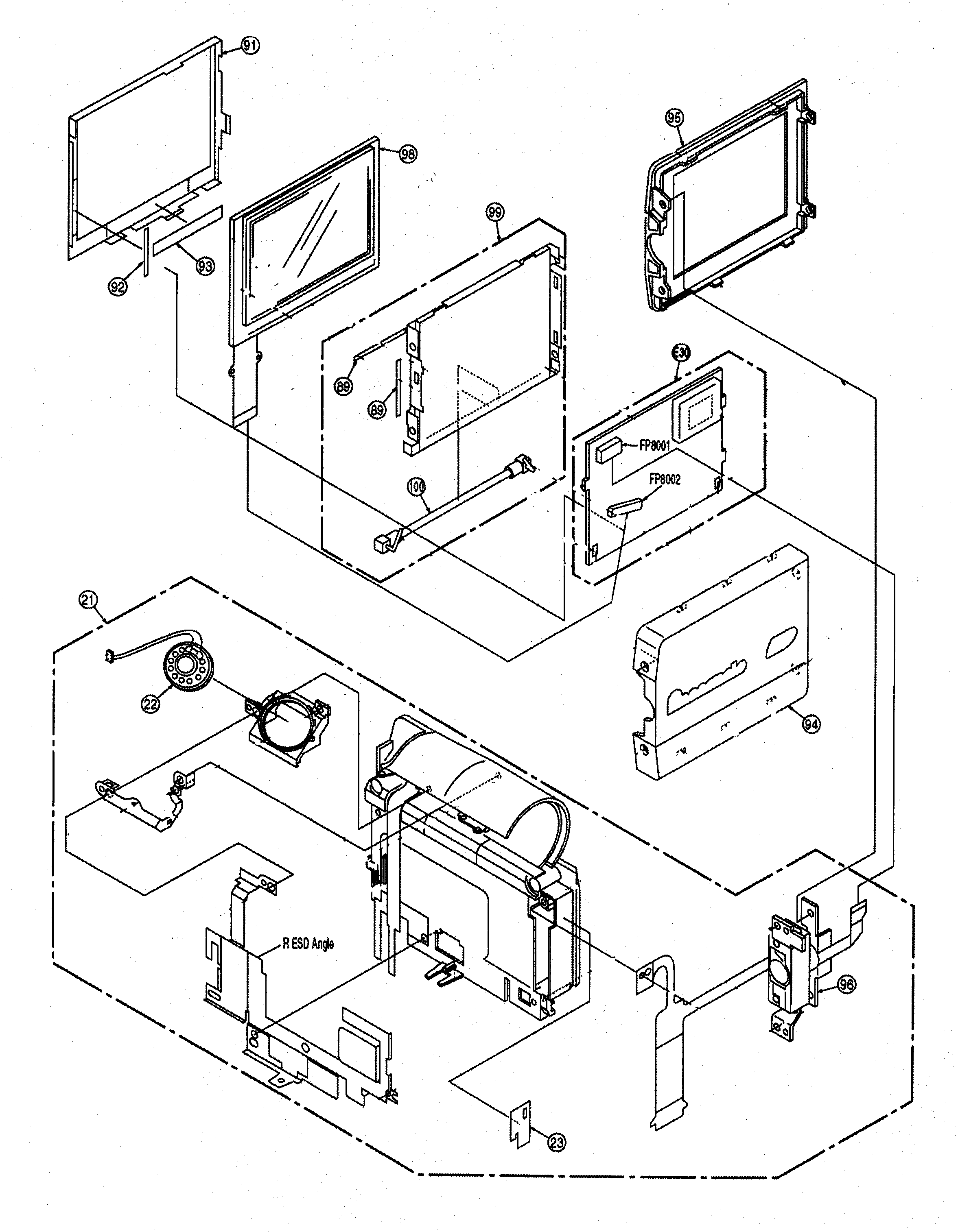 Lcd assy