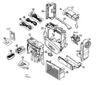 Panasonic PV-DV103-K cabinet parts diagram