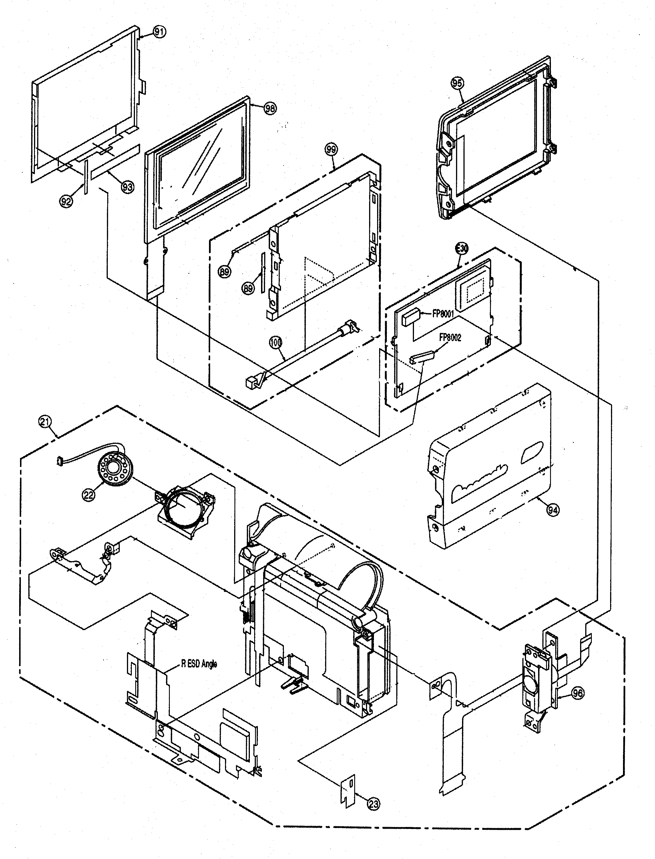 Lcd assy