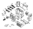 Panasonic PV-DV203 cabinet parts diagram