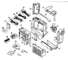 Panasonic PV-DV203-K cabinet parts diagram