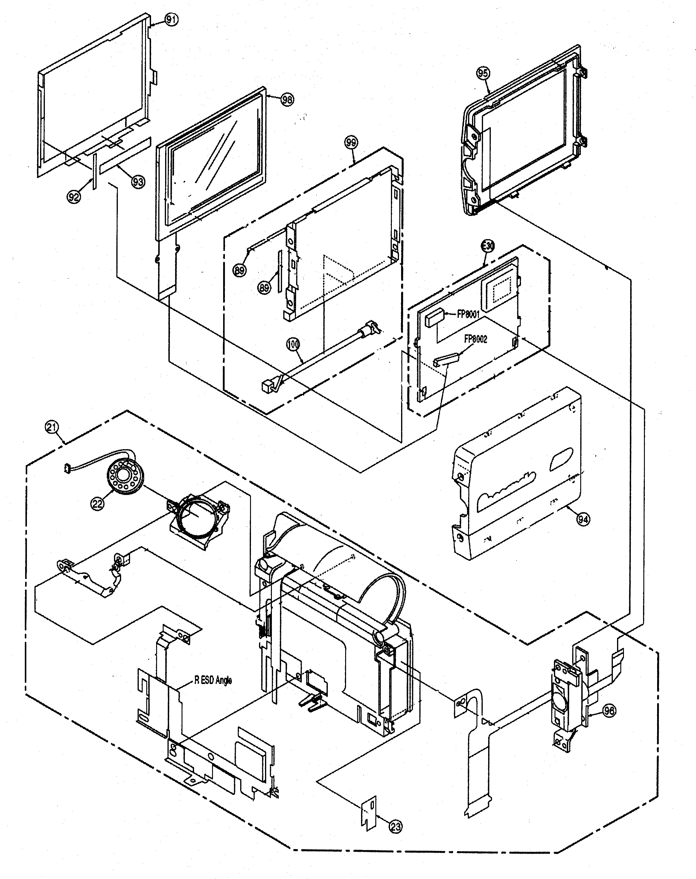 Lcd assy
