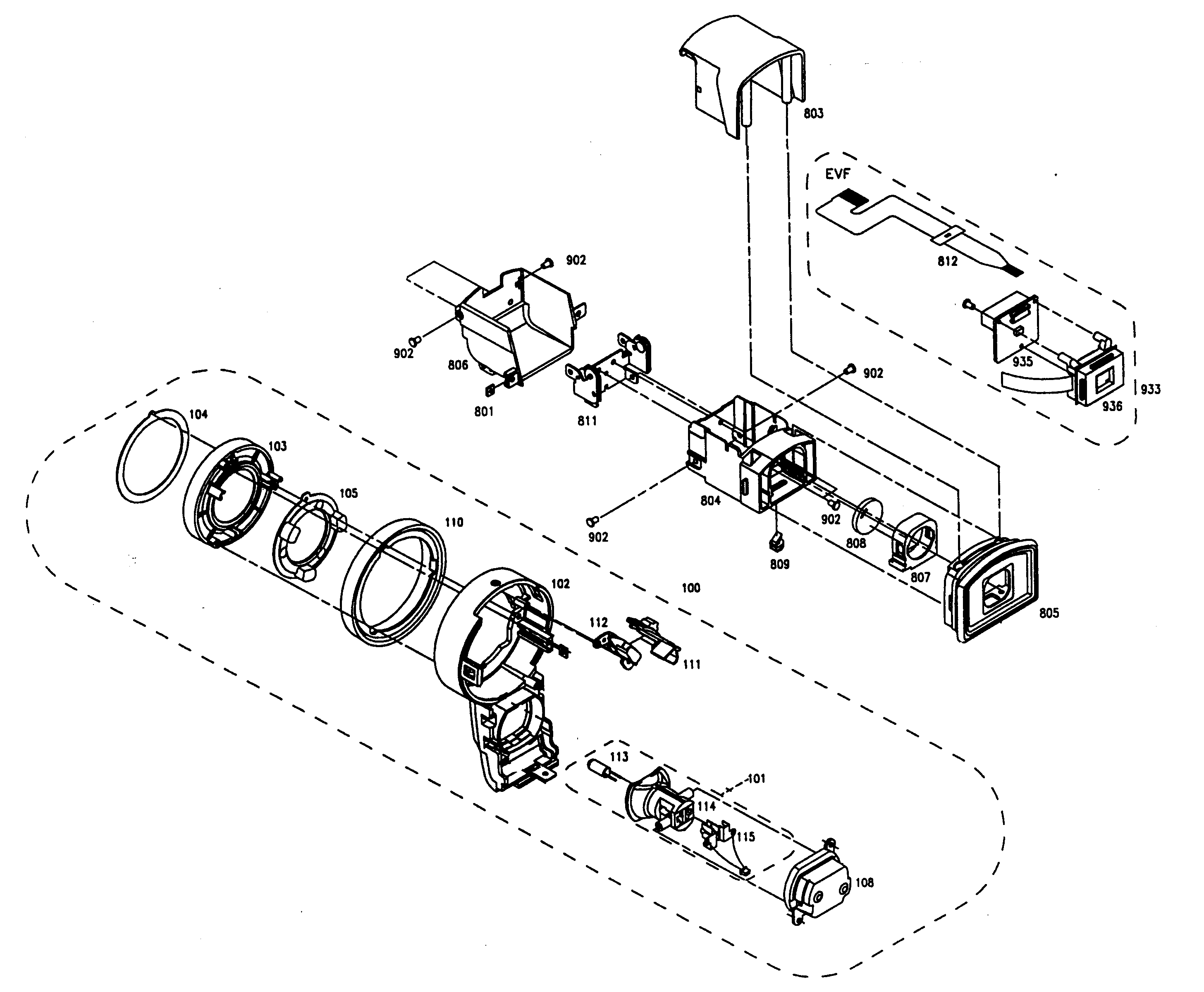 Front/evf parts