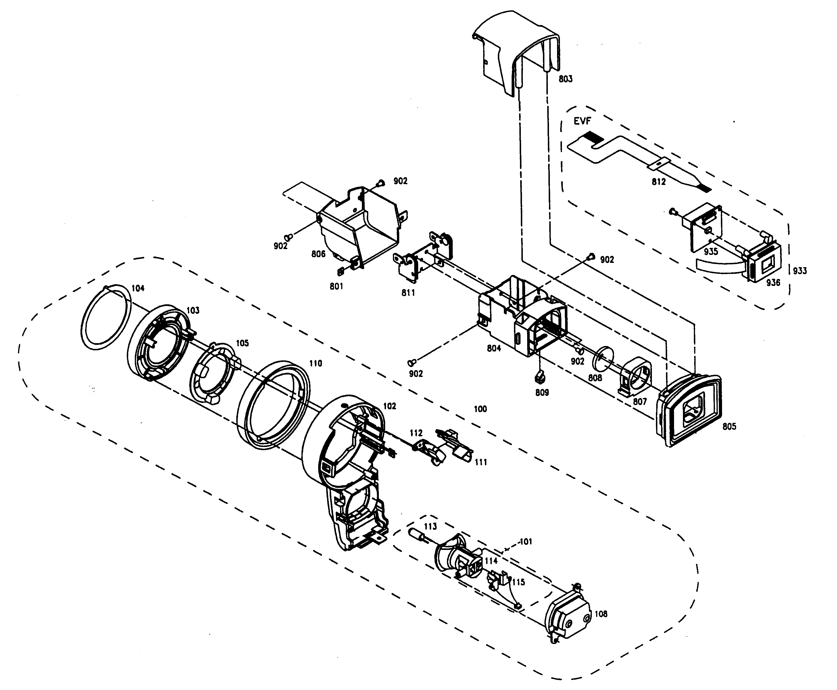 Front/evf parts