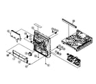 JVC MX-K1 cabinet parts diagram