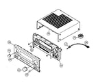 Denon AVR-982 cabinet parts diagram