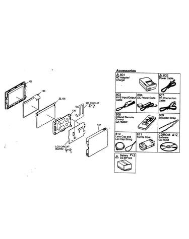 Lcd assy/accessories