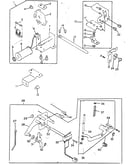 Solenoid/thread sensor guide/tension releasing plate