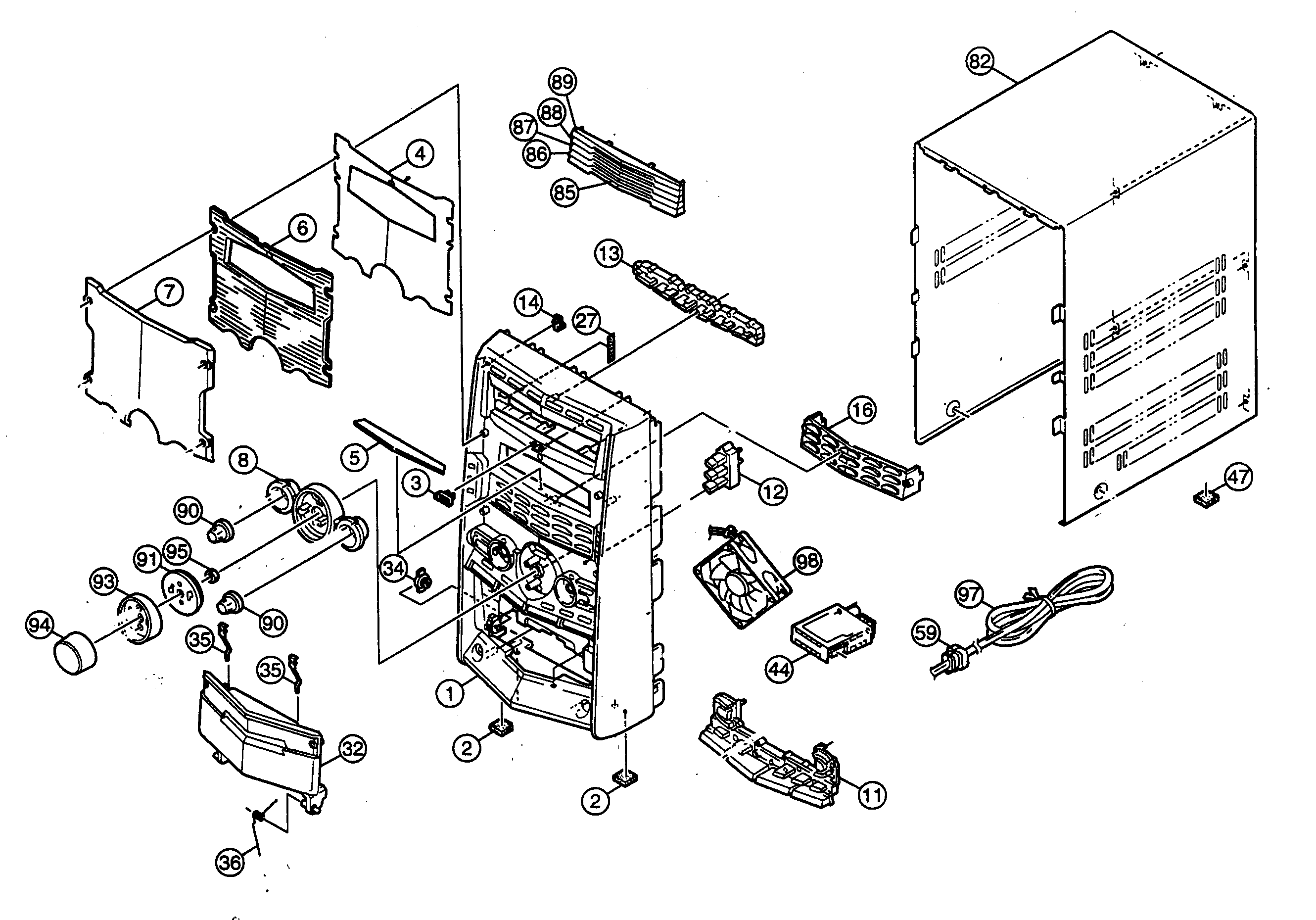 Cabinet parts