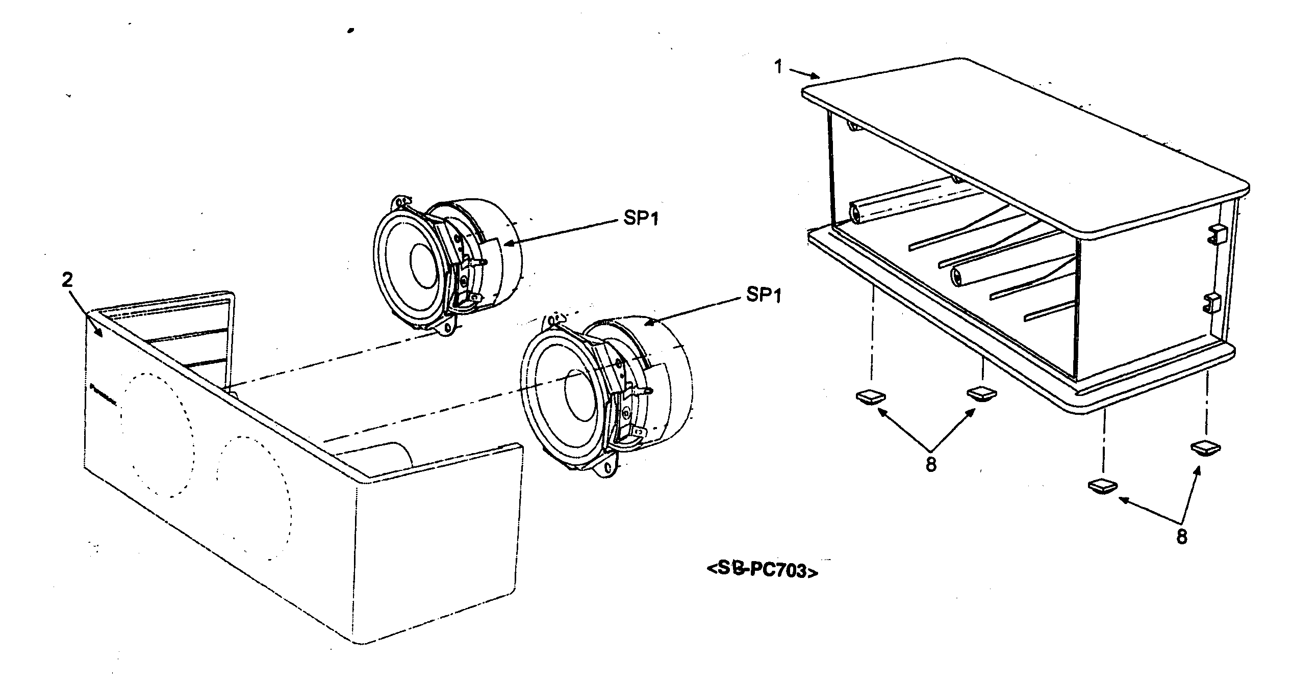 Speaker sb-pc703