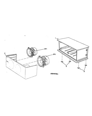 Speaker sb-pc703