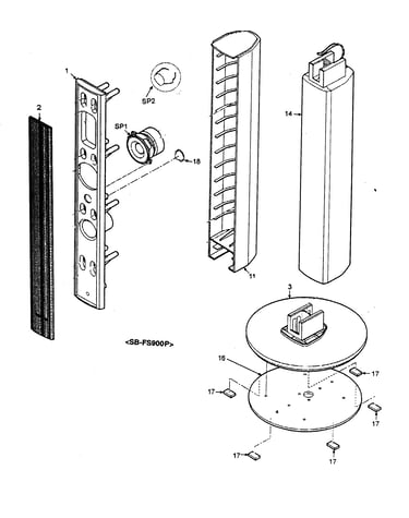 Speaker sb-fs900p