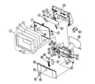 Sony KDP-51WS550 cabinet parts diagram
