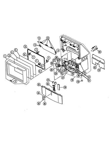 Cabinet part