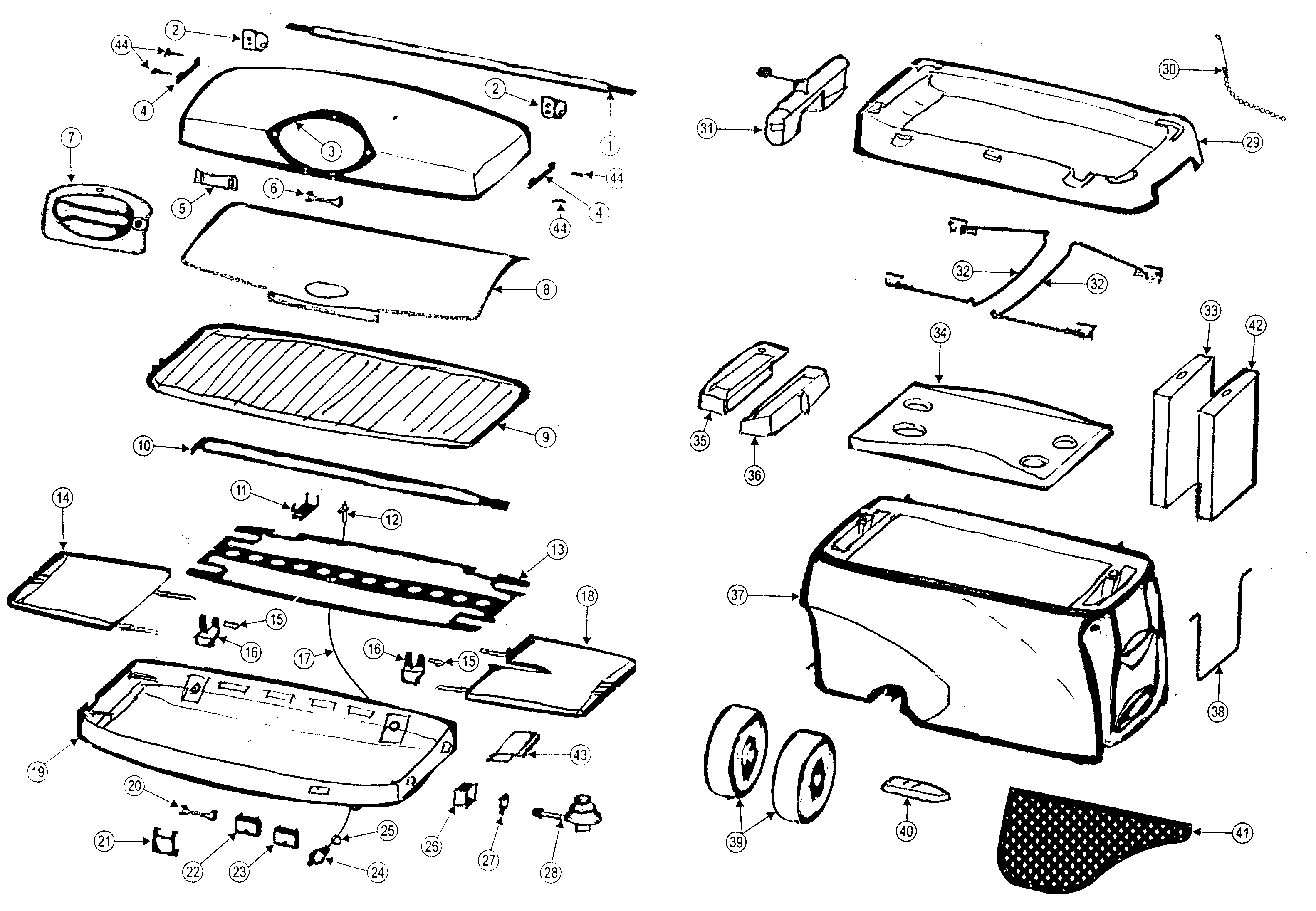 CABINET PARTS