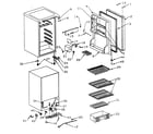 Kenmore 56493445100 cabinet parts diagram