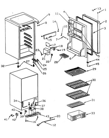 Cabinet parts