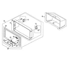 Sony KV-30HS510 cabinet parts diagram