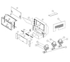 Hitachi 57X500 cabinet parts diagram
