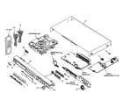 Panasonic DVD-S55P cabinet parts diagram