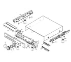 Panasonic SA-MT1P cabinet parts diagram