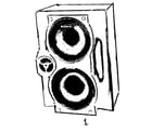 Sony MHC-GX45 speaker 2 diagram