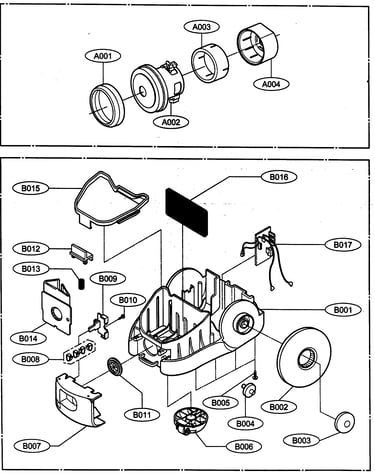 Motor assy/body base
