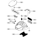 Kenmore 72123295200 body cover assy diagram