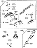 Accessory holder/hose assy