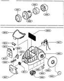 Motor assy/body base