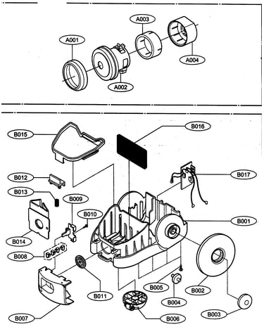 Motor assy/body base