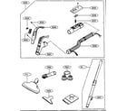 Kenmore 72123150000 accessorys holder/hose assy diagram